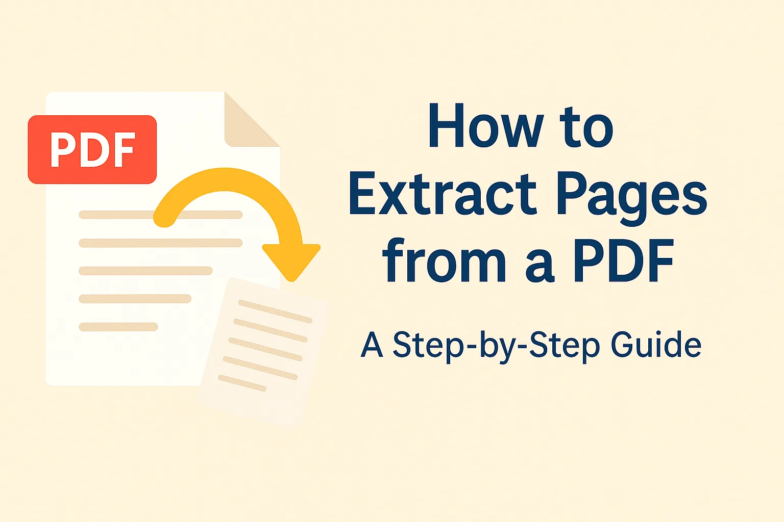 How to Extract Pages from PDF in PlayWithPDF.in